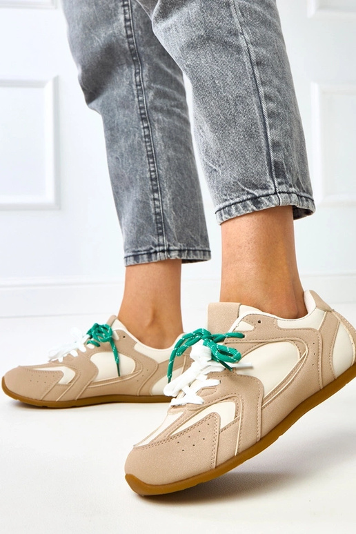 Baskets sable avec double lacet Casey Baskets sable avec double lacet Casey