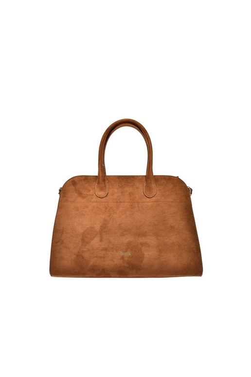 Damen braune Handtasche aus Eco-Suede Big Star SS574008