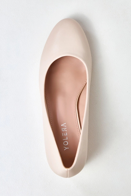 Sandkleurige lage schoenen Polili Sandkleurige lage schoenen Polili