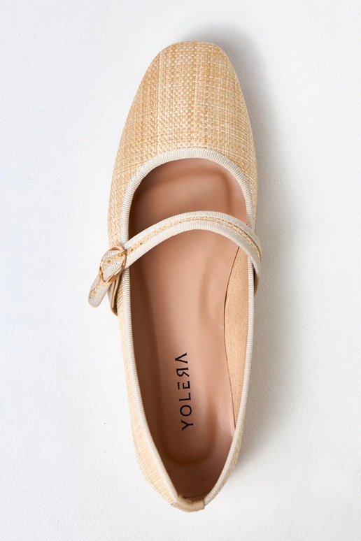 Sandfarbene geflochtene Ballerinas... Sandfarbene geflochtene Ballerinas...