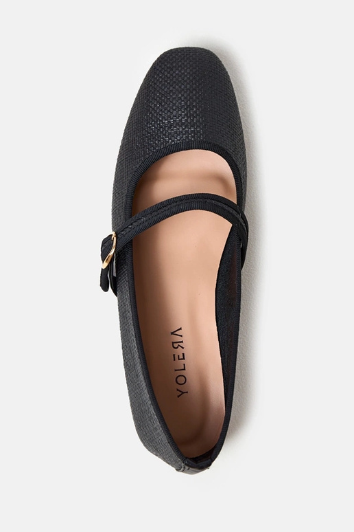 Ballerines tressées noires avec... Ballerines tressées noires avec...