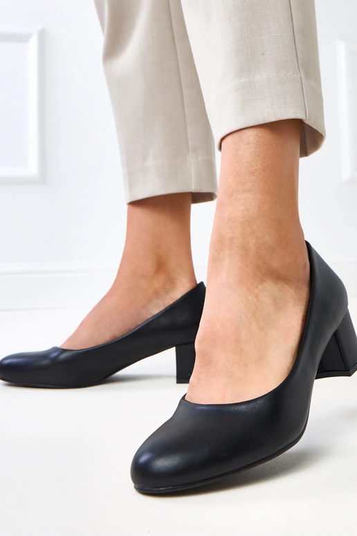 Schwarze klassische flache Schuhe Mavise Schwarze klassische flache Schuhe Mavise