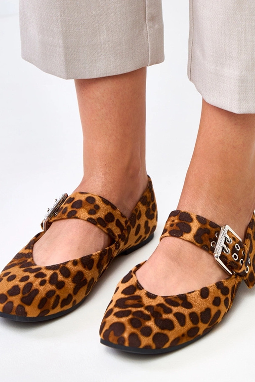 Leopardenmuster Ballerinas mit... Leopardenmuster Ballerinas mit...
