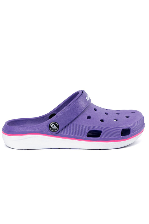 Violette Farbe Schuhe typu Crocs