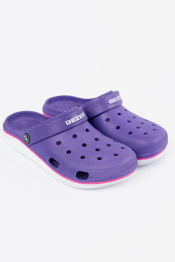 Couleur violette chaussures typu Crocs