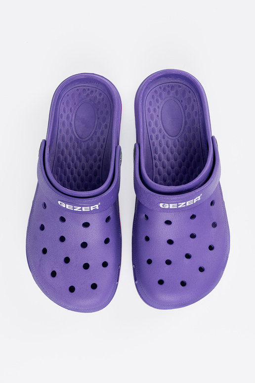 Violette Farbe Schuhe typu Crocs