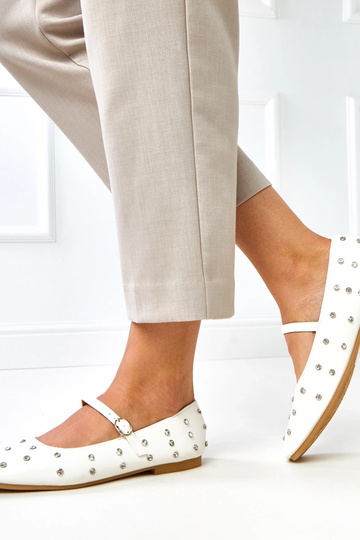 Witte ballerina's met... 2