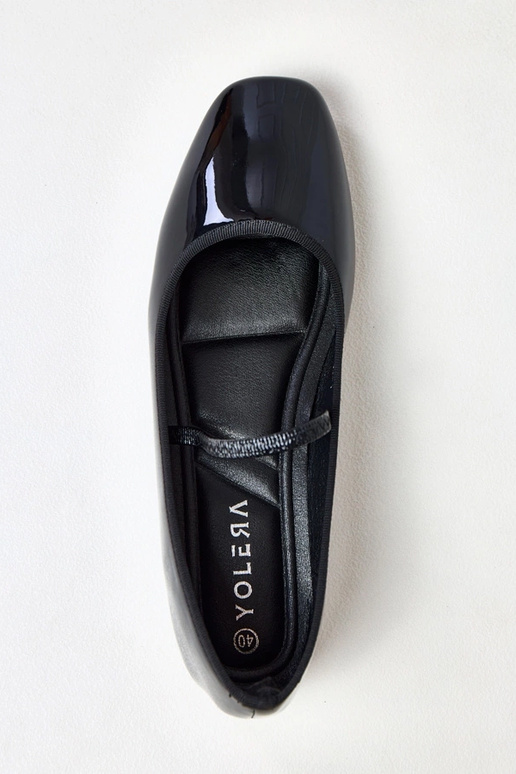 Ballerines noires verni avec...