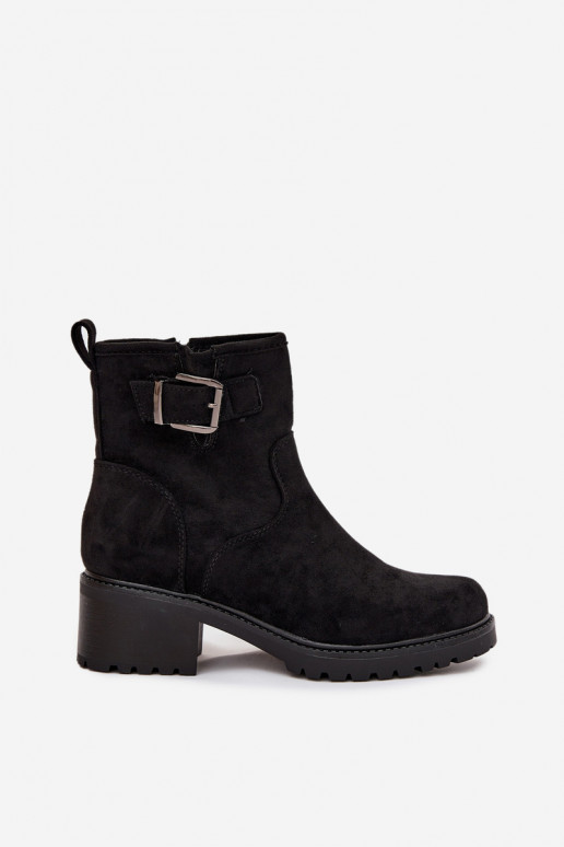 sich Zuarm laufen Damenstiefel Auf niedrigem Absatz Klocku mit Schnallen schZuarze Farbe Helvina sich Zuarm laufen Damenstiefel Auf niedrigem Absatz Klocku mit Schnallen schZuarze Farbe Helvina