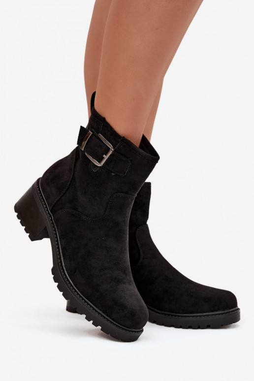 sich Zuarm laufen Damenstiefel Auf niedrigem Absatz Klocku mit Schnallen schZuarze Farbe Helvina sich Zuarm laufen Damenstiefel Auf niedrigem Absatz Klocku mit Schnallen schZuarze Farbe Helvina