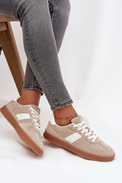 aus INildleder Sneakers Stilvollllschuhe Feminin Vinceza 14029 Beige aus INildleder Sneakers Stilvollllschuhe Feminin Vinceza 14029 Beige