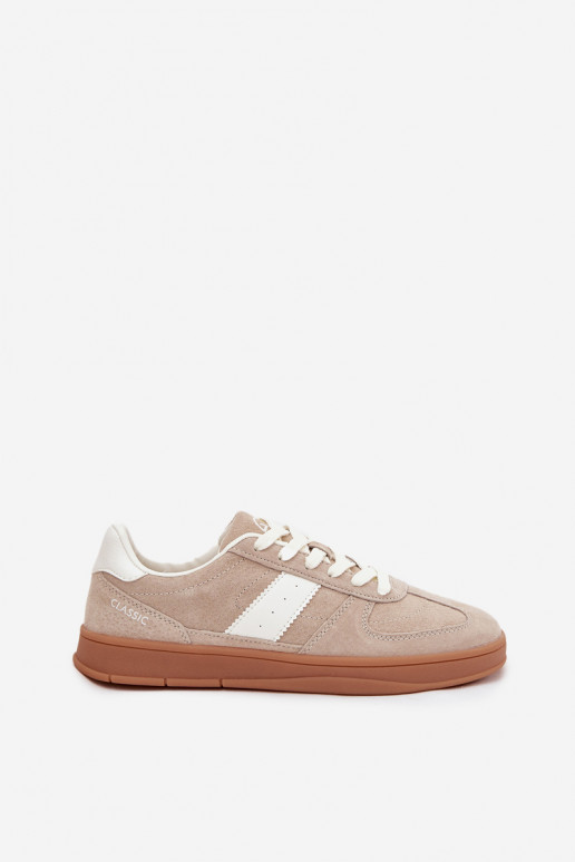 en daim Chaussures modèle baskets Féminin Vinceza 14029 beige en daim Chaussures modèle baskets Féminin Vinceza 14029 beige