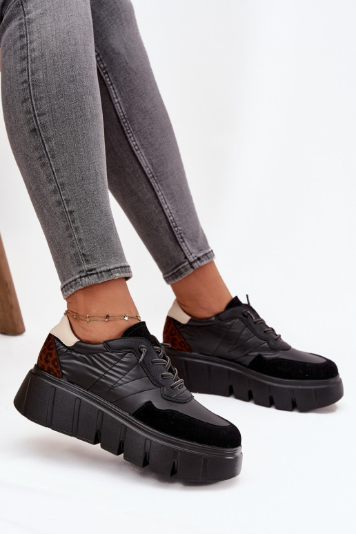 baskets Chaussures modèle baskets Féminin avec une plateforme Vinceza 58565 couleur noire baskets Chaussures modèle baskets Féminin avec une plateforme Vinceza 58565 couleur noire