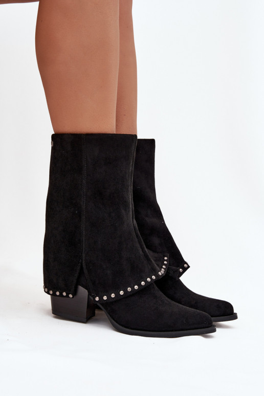 Bottes chaudesDANSyÀiniętą CholeÀką Vinceza 16516 couleur noire