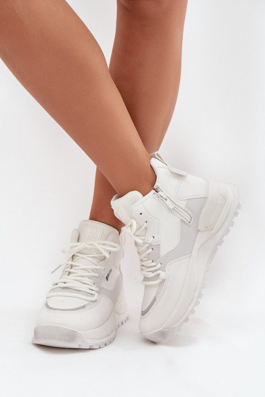 baskets Féminin avec une plateforme Big Star SS274510 couleur blanche baskets Féminin avec une plateforme Big Star SS274510 couleur blanche