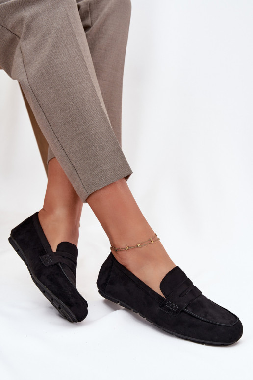 Mocassins Mocassins Appartement pour femmes couleur noire Roseline