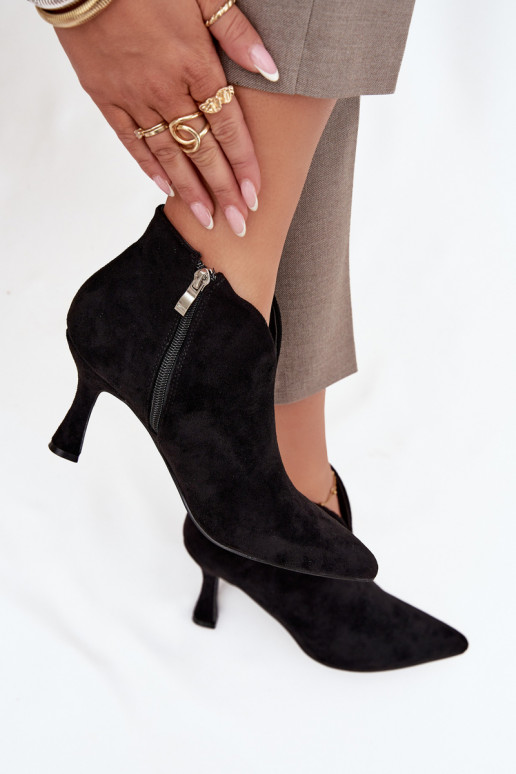 lage hakken voor dames met dunne hakken van eco-suèdeoIne zInart Jolivra lage hakken voor dames met dunne hakken van eco-suèdeoIne zInart Jolivra