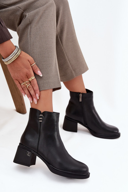 Peau réchauffer Bottes pour femmes Klocke Vinceza 91159 couleur noire Peau réchauffer Bottes pour femmes Klocke Vinceza 91159 couleur noire