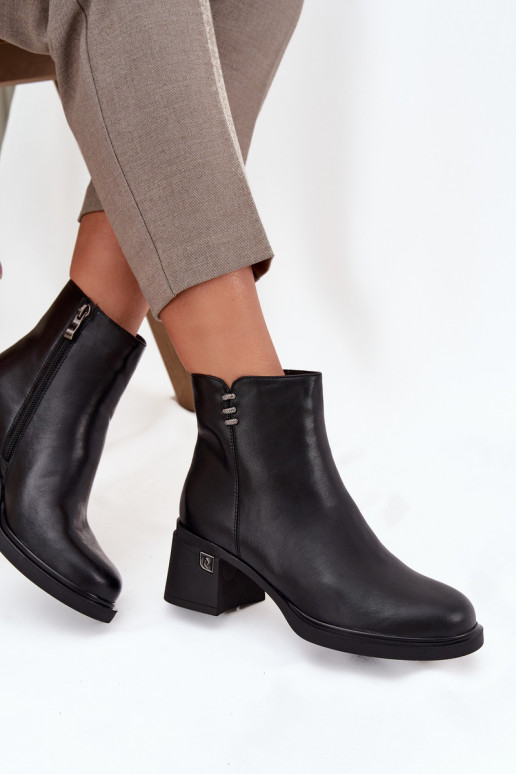 Peau réchauffer Bottes pour femmes Klocke Vinceza 91159 couleur noire Peau réchauffer Bottes pour femmes Klocke Vinceza 91159 couleur noire