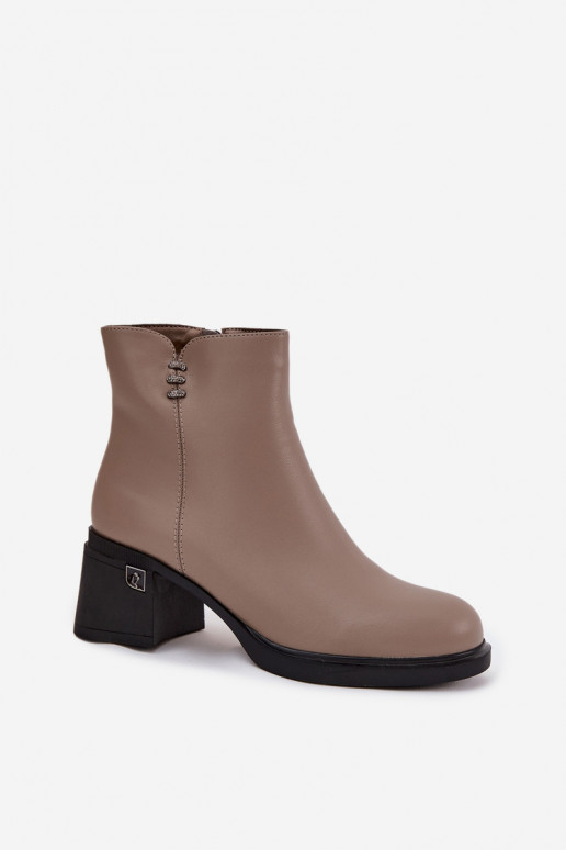 Peau réchauffer Bottes pour femmes Klocke Vinceza 91159 beige Peau réchauffer Bottes pour femmes Klocke Vinceza 91159 beige