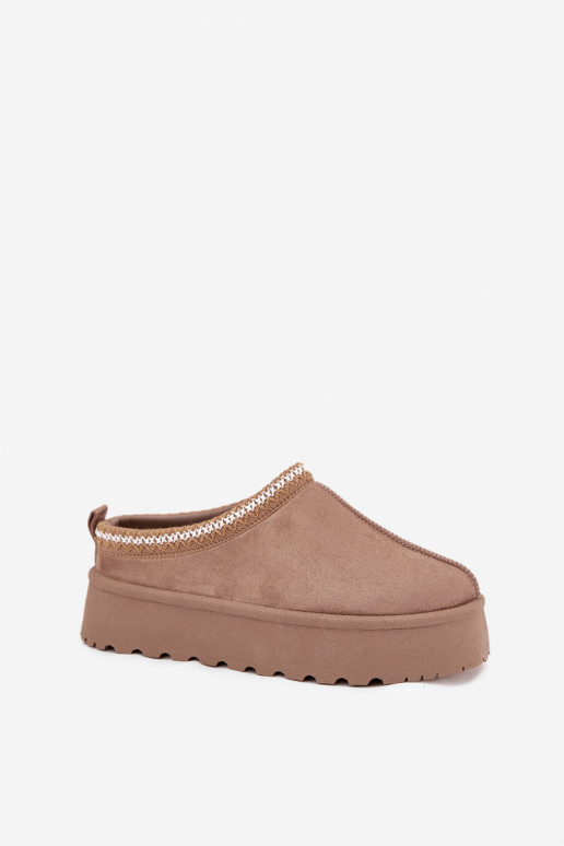 Faible Bottes de neige FémininHaftem avec une plateforme beige Activérirya