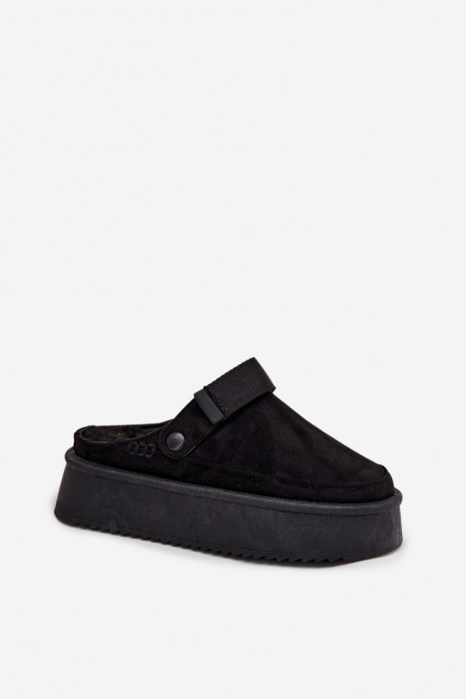 Schneestiefel Feminin mit einer Plattformmit Klebeverschlussem schZuarze Farbe Jorielle Schneestiefel Feminin mit einer Plattformmit Klebeverschlussem schZuarze Farbe Jorielle