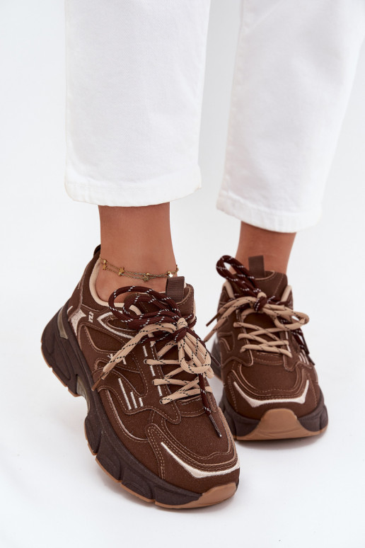 Turnschuhe Sneakers Stilvollllschuhe FemininPodZuójnym Schnürungm CzekoladoZue Annelie Turnschuhe Sneakers Stilvollllschuhe FemininPodZuójnym Schnürungm CzekoladoZue Annelie