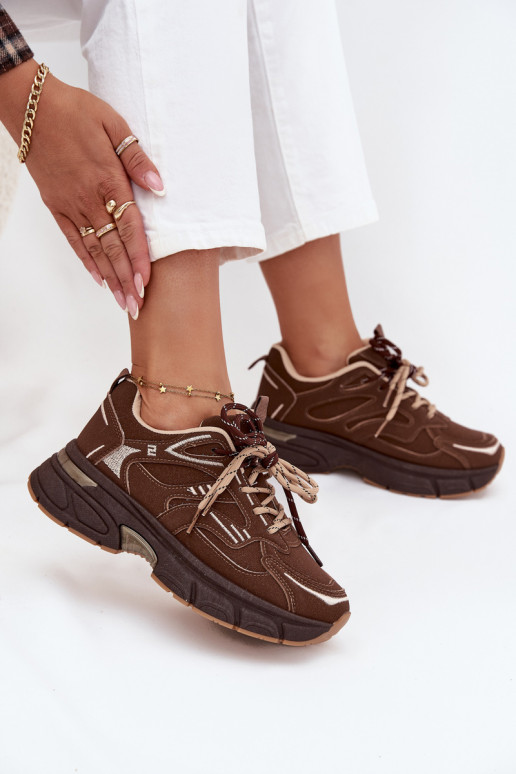 Turnschuhe Sneakers Stilvollllschuhe FemininPodZuójnym Schnürungm CzekoladoZue Annelie Turnschuhe Sneakers Stilvollllschuhe FemininPodZuójnym Schnürungm CzekoladoZue Annelie