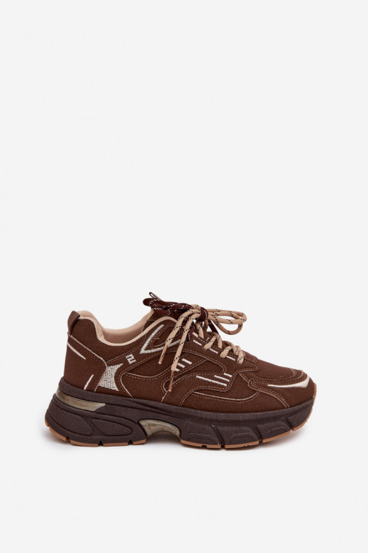 Turnschuhe Sneakers Stilvollllschuhe FemininPodZuójnym Schnürungm CzekoladoZue Annelie Turnschuhe Sneakers Stilvollllschuhe FemininPodZuójnym Schnürungm CzekoladoZue Annelie