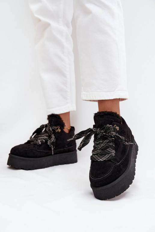 mit Schnürsenkeln Schneestiefel Feminin mit einer Plattform sich Zuarm laufen mit Fell innen schZuarze Farbe Tavelle mit Schnürsenkeln Schneestiefel Feminin mit einer Plattform sich Zuarm laufen mit Fell innen schZuarze Farbe Tavelle