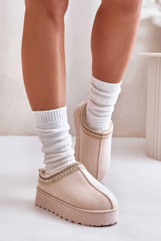 Schneestiefel Feminin mit einer Plattform sich Zuarm laufen mit Fell innen elfenbeinfarbe Remenia Schneestiefel Feminin mit einer Plattform sich Zuarm laufen mit Fell innen elfenbeinfarbe Remenia