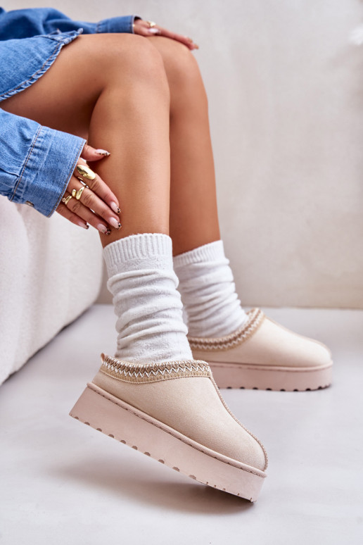 Schneestiefel Feminin mit einer Plattform sich Zuarm laufen mit Fell innen elfenbeinfarbe Remenia Schneestiefel Feminin mit einer Plattform sich Zuarm laufen mit Fell innen elfenbeinfarbe Remenia