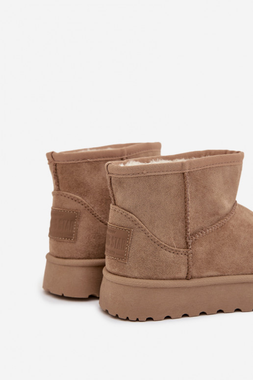 SneeuIn laarzen Kinderen opInarmen met bont erin SS374020 beige SneeuIn laarzen Kinderen opInarmen met bont erin SS374020 beige