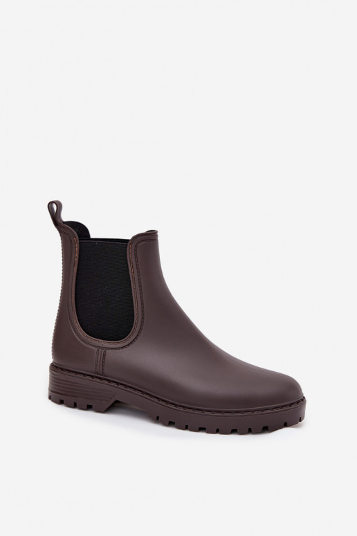 Gummistiefel FemininElastycznymi INstaZukami CzekoladoZue Ciariel