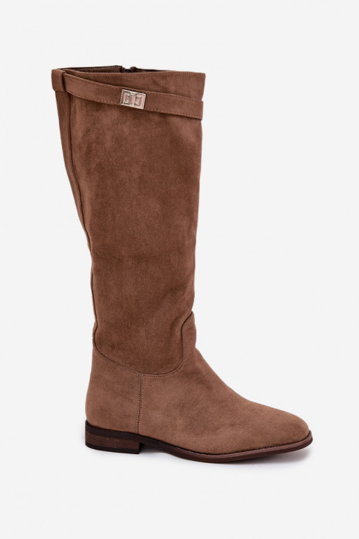 opInarmen dameslaarzen met brede hakken met riemen I zilvere kleurm Detalem beige Geraline opInarmen dameslaarzen met brede hakken met riemen I zilvere kleurm Detalem beige Geraline