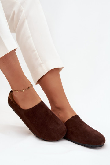 Slippers Klompen Dames met platform CzekoladoIne Sylviane