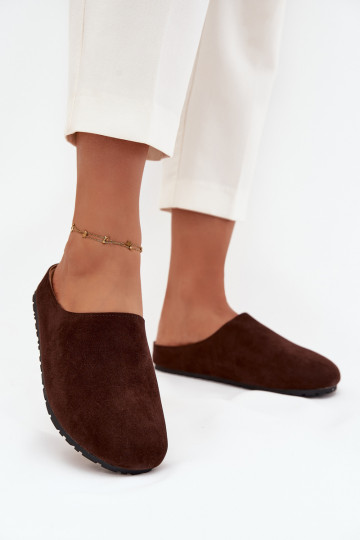 Chaussons Sabots Féminin avec une plateforme CzekoladoÀe Sylviane 2
