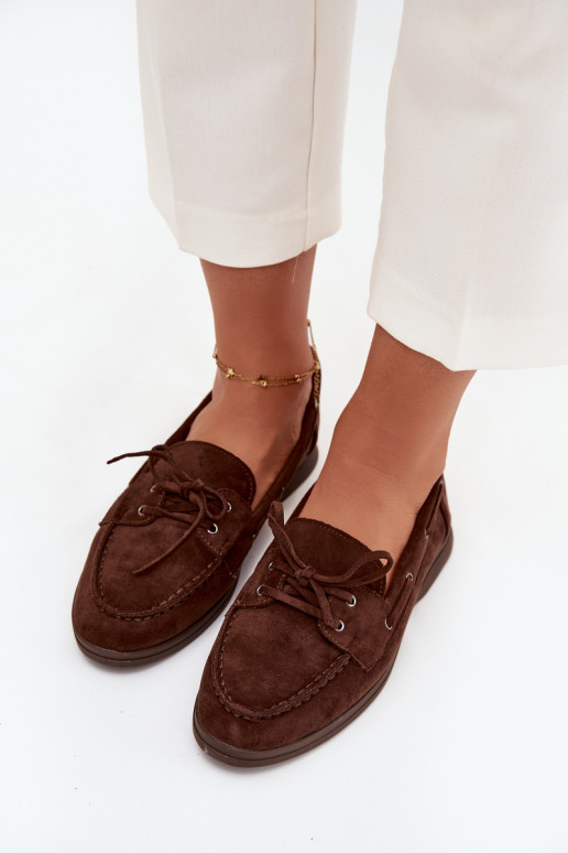 chaussures Mocassins Appartement pour femmes avec des détails élégants CzekoladoÀe Zalina