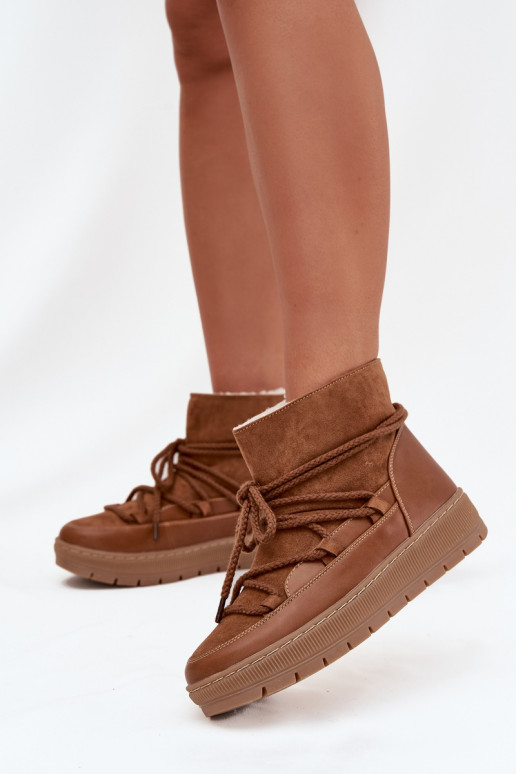 Bottes de neige Féminin avec des détails élégants marron Rebekah Bottes de neige Féminin avec des détails élégants marron Rebekah