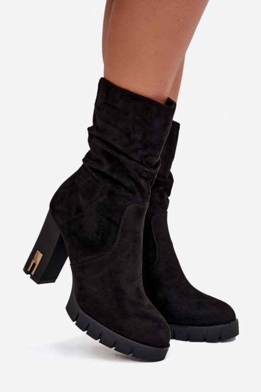 sich Zuarm laufen Damenstiefel Ze goldene Farbem Zamkiem I Es mussrszczeniem schZuarze Farbe Briannae