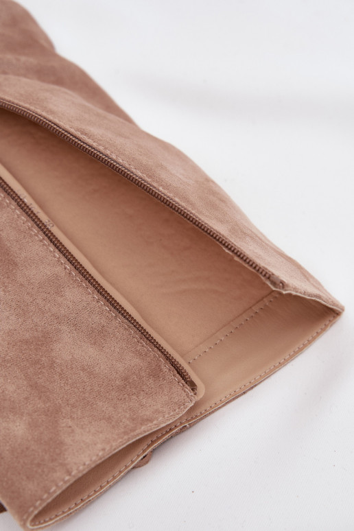 Damen-Stiefel im Cowboy-Stil mit Fransen und Absätzen in Sandfarbe Tivara Damen-Stiefel im Cowboy-Stil mit Fransen und Absätzen in Sandfarbe Tivara