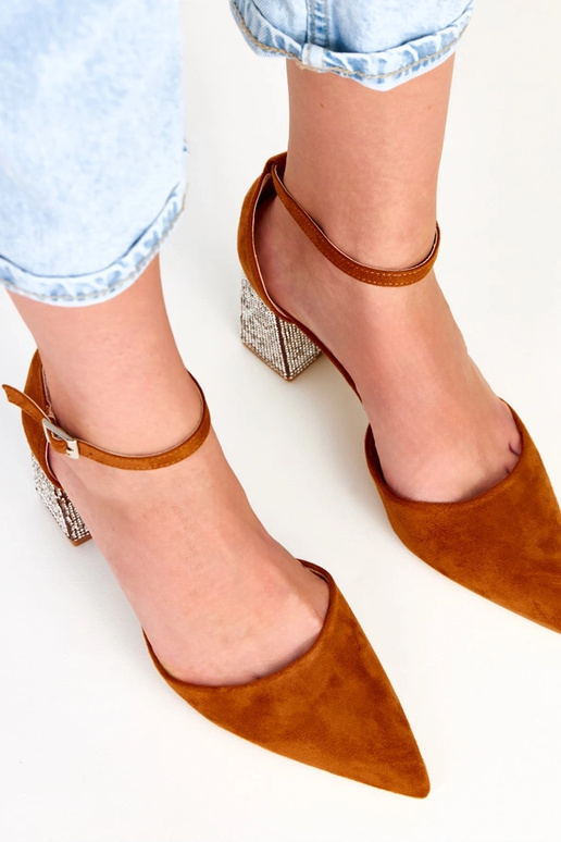 Sona braune High Heels auf Absatz,... Sona braune High Heels auf Absatz,...