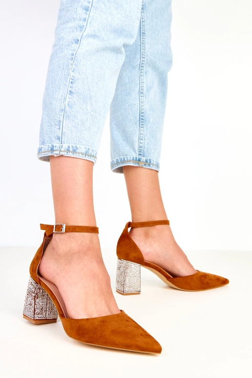 Sona braune High Heels auf Absatz,... Sona braune High Heels auf Absatz,...