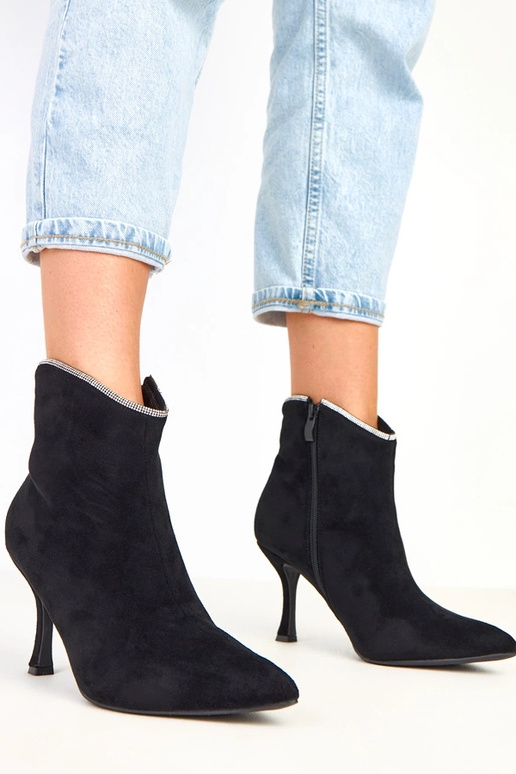 Silvia bottines noires pour femmes...