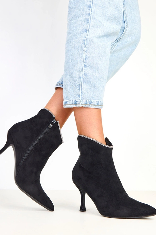 Silvia bottines noires pour femmes...