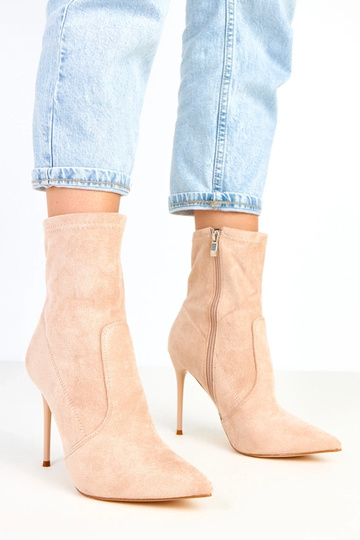 Nanila bottines beiges avec...