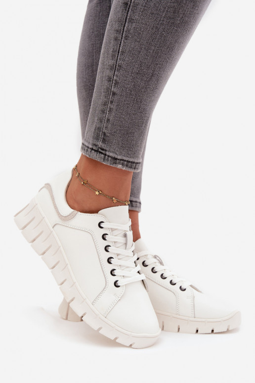 Leer schoenen Dames Met vetersluiting Vinceza 41493 Initte kleur Leer schoenen Dames Met vetersluiting Vinceza 41493 Initte kleur