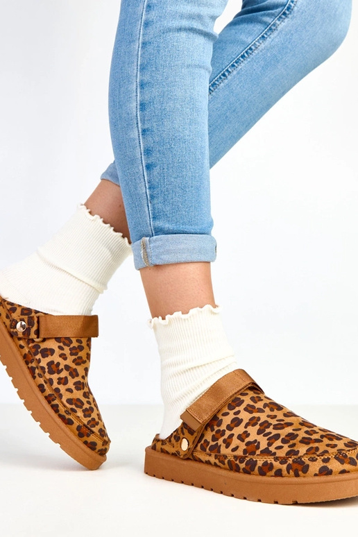 Leopardprint muilen met klittenband... Leopardprint muilen met klittenband...
