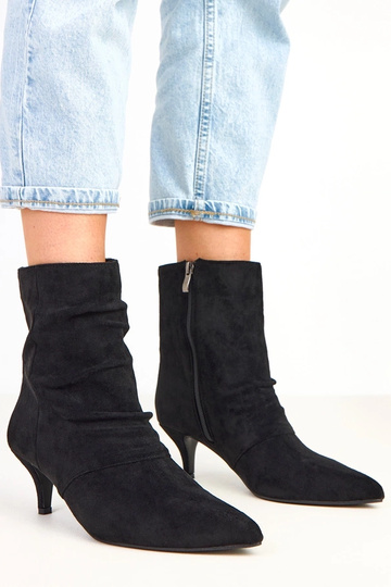 Schwarze Stiefeletten mit...