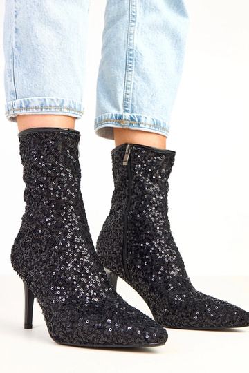 Zwarte botines met...